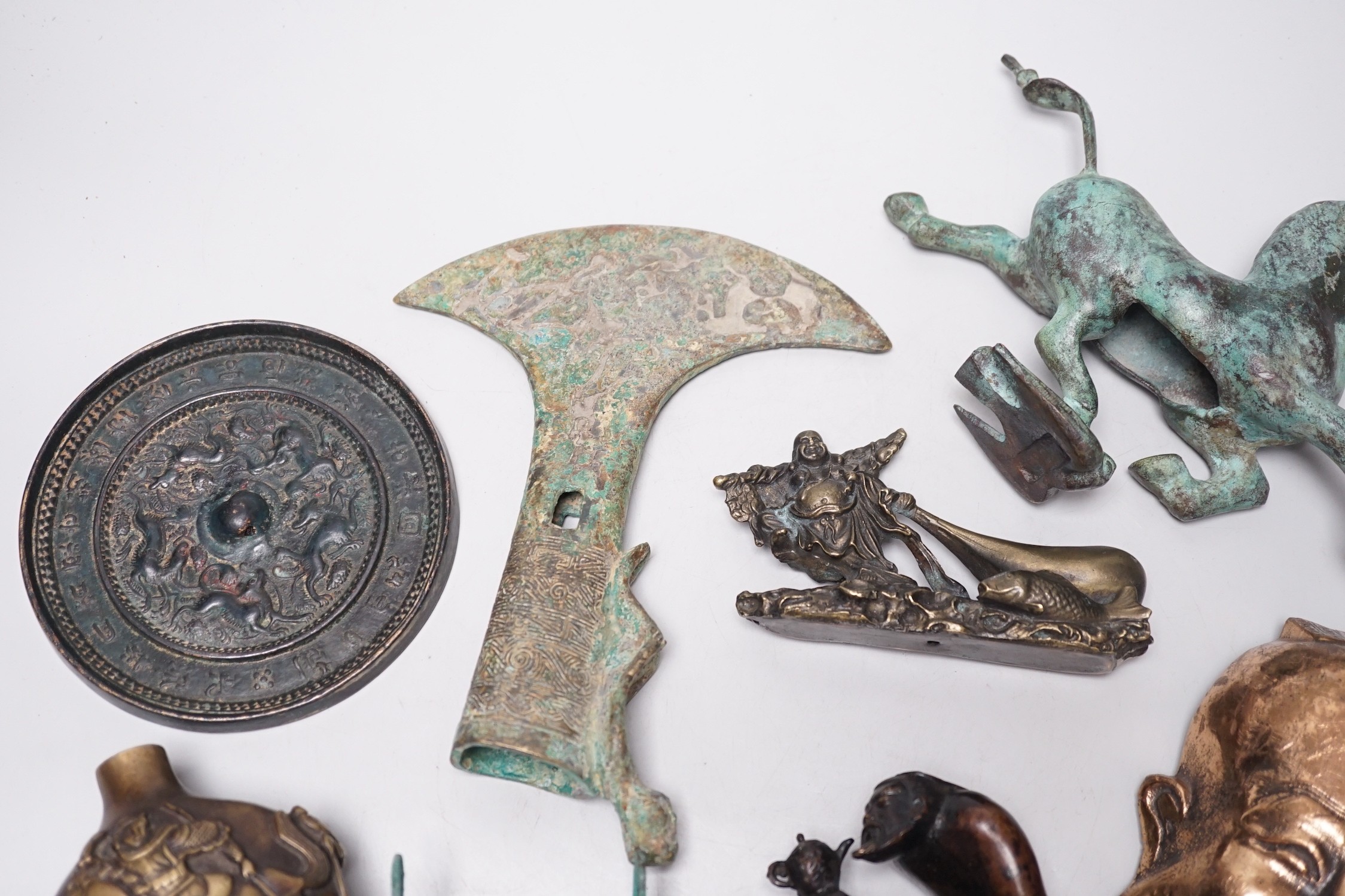 A group of archaistic Chinese bronzes
